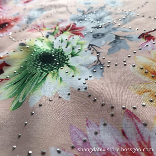 Nice Quality New Popular Rayon Semi-Digital Print Fibranne